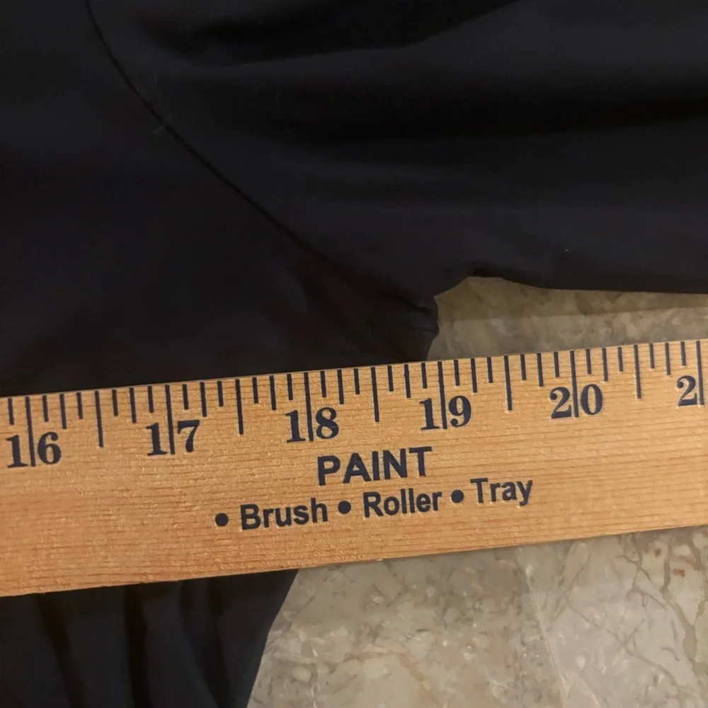 Abercrombie & Fitch Black Ruched Long Sleeve Bodysuit Size XL - Picture 8 of 9